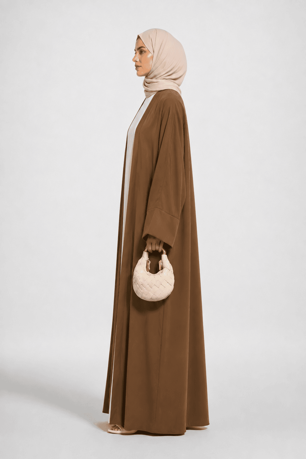 Classic Open Abaya view 2