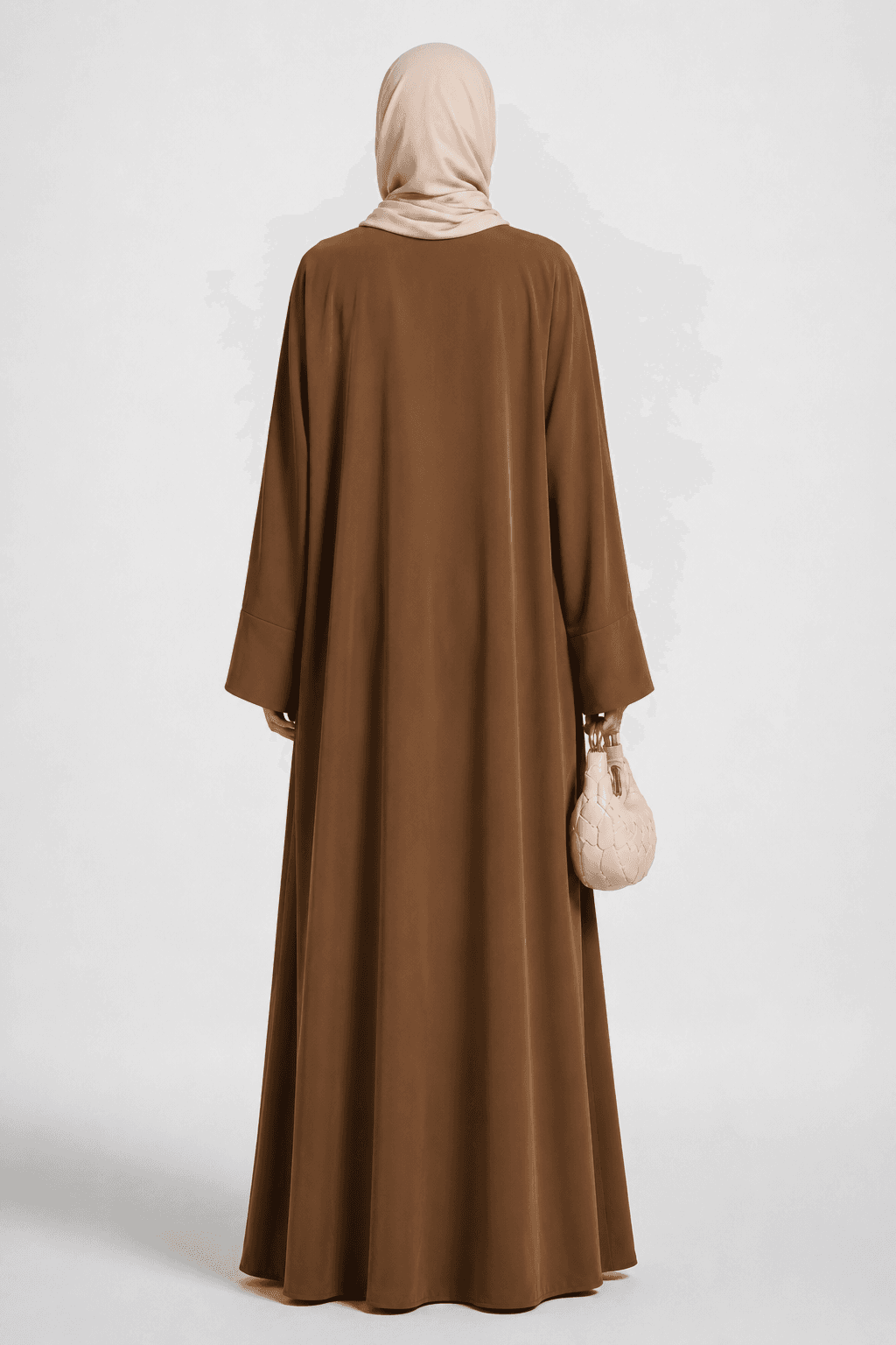 Classic Open Abaya view 4