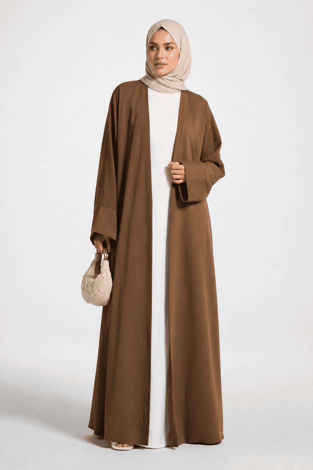 Classic Open Abaya view 5