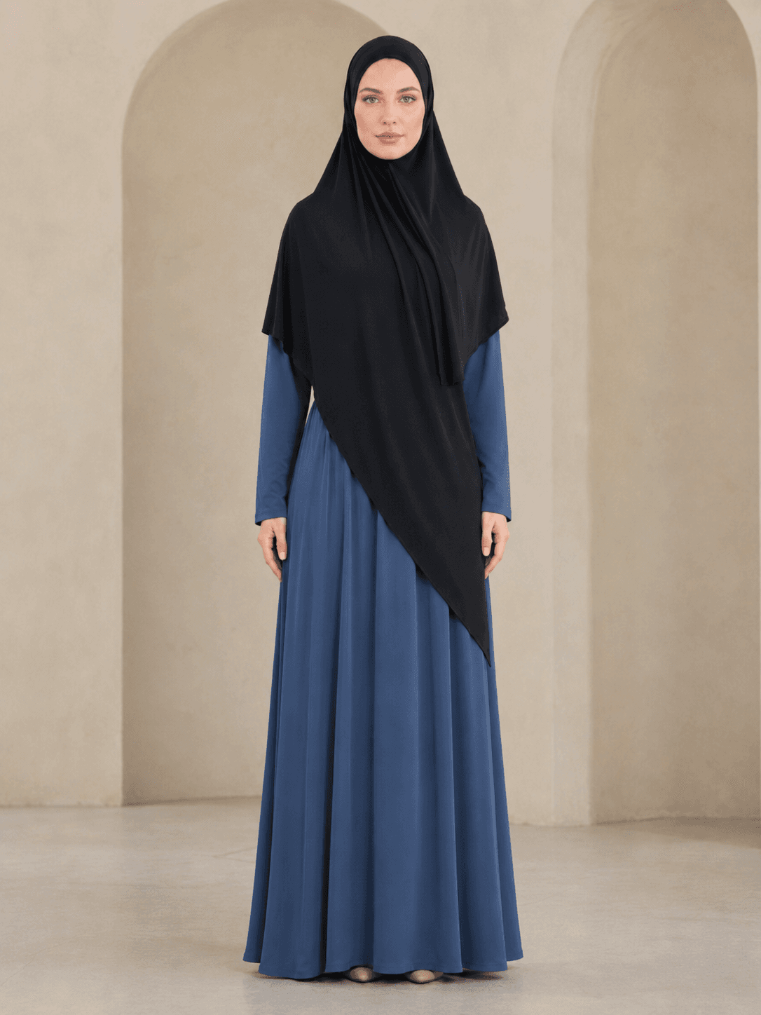 Bamboo Jersey Hijab - Black